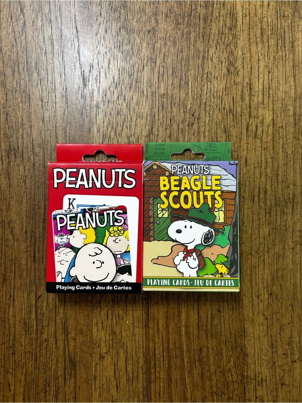 NEW Peanuts Playing Cards - Set of 2 decks (including Beagle Scouts)